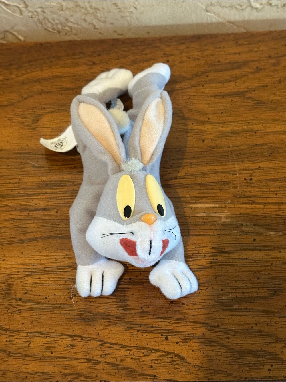 Vintage 1997 Play-By-Play Bugs Bunny Beanbag Plush